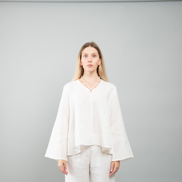 Noura Linen top