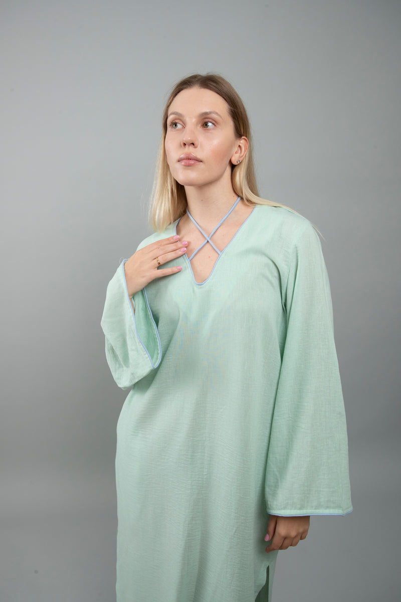 Juju cotton linen kaftan