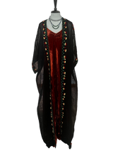 NAJAFI BISHT X VELVET MAXI DRESS