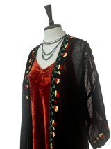 NAJAFI BISHT X VELVET MAXI DRESS