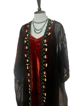 NAJAFI BISHT X VELVET MAXI DRESS